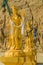 Gilded Bodhisattva statue in Thimphu