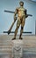 Gilded bronze statue of Hercules