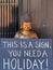 Gilded Buddha Holding Sign