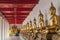 Gilded Buddha statues, Wat Pho or Wat Phra Chetuphon, Bangkok, Thailand, Asia