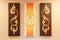 Gilded carvings artwork wall decoration at my home, Interior design, Thai style