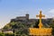 Gilded crown of the Lourdes Basilica