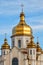 Gilded domes of orthodox Christian church