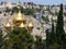 The Gilded Domes of the Russian Orthodox Church of St. Mary Magdalen, Mount of Olives, Jerusalem, Israel