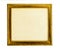 Gilded frame with empty canvas