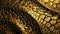 Gilded Serenity: Detailed Golden Snakeskin Pattern