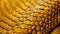 Gilded Serenity: Detailed Golden Snakeskin Pattern