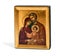 Gilded wooden icon of Joseph, Mary and Jesus