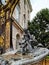 Gilden decorative sculpture on the central square of Nancy