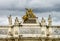 Gilden decorative sculpture on the central square of Nancy