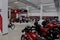 Gilera Motorcycles exhibition room inside the Piaggio Museum