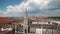 Gimbal shot panorama of Munich Marienplatz