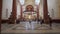 Gimbal shot of Saint Mark\\\'s church interior