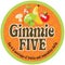 Gimmie Five Promo Sticker/Label on 70s background