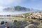 Gimsoystraumen Bridge, on Lofoten Islands,