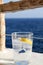 Gin tonic, Cova d en Xoroi, cove in Cala en Porter, Minorca, Balearic islands, Spain