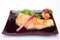 Gindara Teriyaki , Grilled Cod fish with soy sauce , isolated on