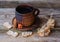 Ginger biscuits and a large coffee mug