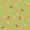 Ginger bread horseshoe seamless pattern