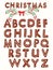 Ginger cookie alphabet