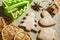 Ginger cookies and fir-tree form