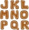Gingerbread alphabet 2