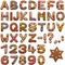 Gingerbread Alphabet Letters Font