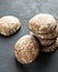 Gingerbread cakes on the wooden background