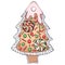 Gingerbread cookie christmas tree