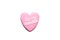 Gingerbread cookie with pink icing and be my Valentine inscription