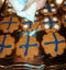Gingerbread cookies with Finnish Colors