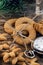 Gingerbread cookies and vintage swiss watch