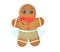 Gingerbread girls, vektor character