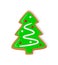 Gingerbread Green Baking Christmas-tree Vector