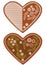 Gingerbread heart