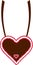 Gingerbread heart chain