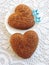 Gingerbread heart cookie