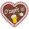 gingerbread heart Oktoberfest 2019 2020