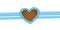 Gingerbread heart and ribbon bavaria colors