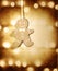 Gingerbread man Christmas decoration