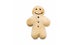 Gingerbread man - traditional sweet biscuits sprinkled