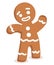 Gingerbread man vector