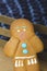 Gingerbread man vertical shot