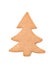 Gingerbread pine isolated