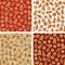 Gingerbread seamless pattern