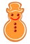 Gingerbread snowman