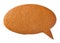 Gingerbread Speech Bubble Cookie