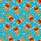 Gingerbread Woman Seamless Pattern