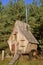 Gingerbread wood playhouse