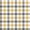 Gingham check pattern. Seamless herringbone tartan vichy check plaid in grey, gold, and white.